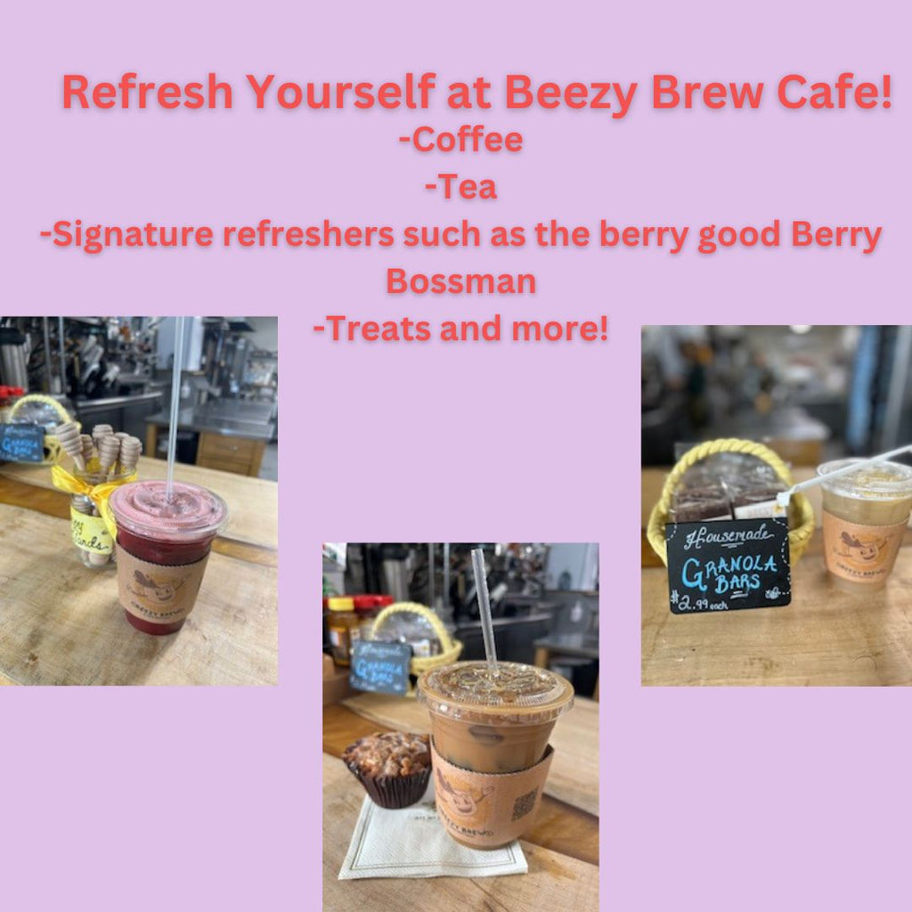 Refresh Yourself at Beezy Brew Cafe - New York Grab and Go Spot for Beezy Beez Raw Honey, Refreshing Teas, Coffee, and Treats