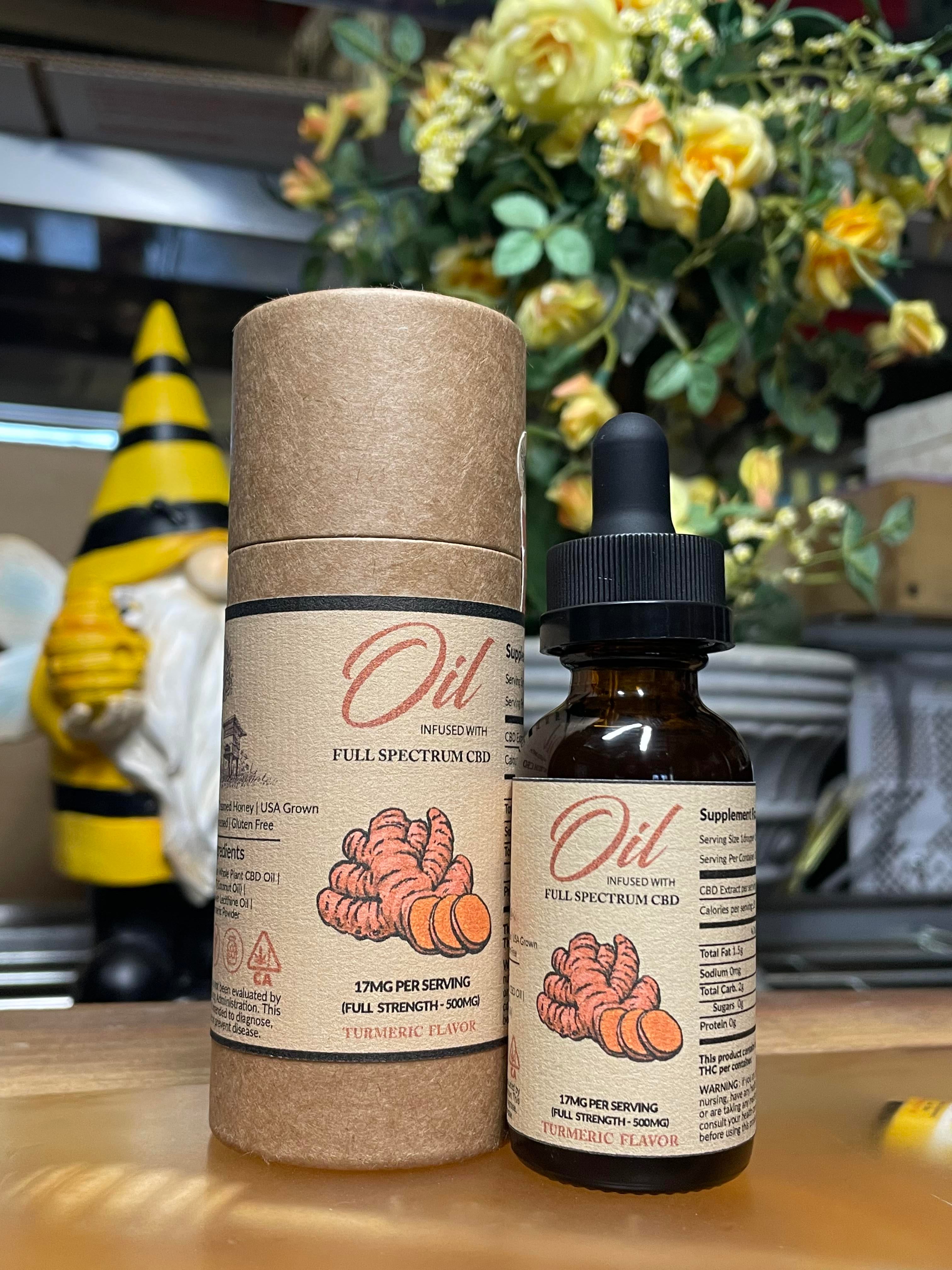 500mg Turmeric Full Spectrum CBD Oil